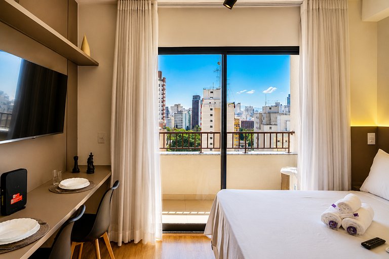 Studio | Piscina | Paulista Av. Próxima