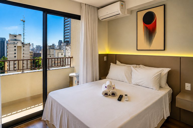 Studio | Piscina | Paulista Av. Próxima