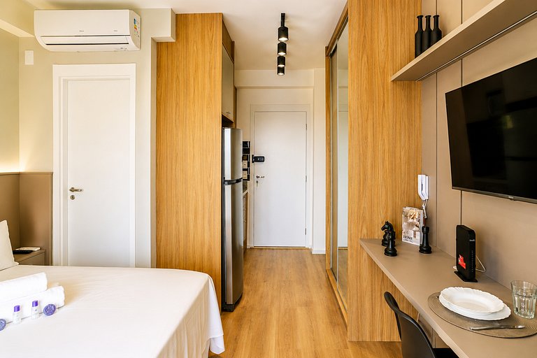Studio | Piscina | Paulista Av. Próxima