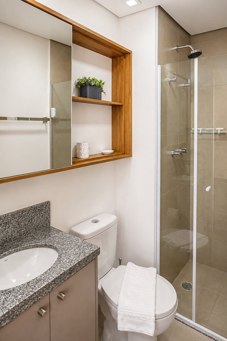 Studio | Piscina | Paulista Av. Próxima