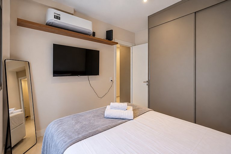 Vila Olimpia | 1Dorm | Piscina, varanda e academia