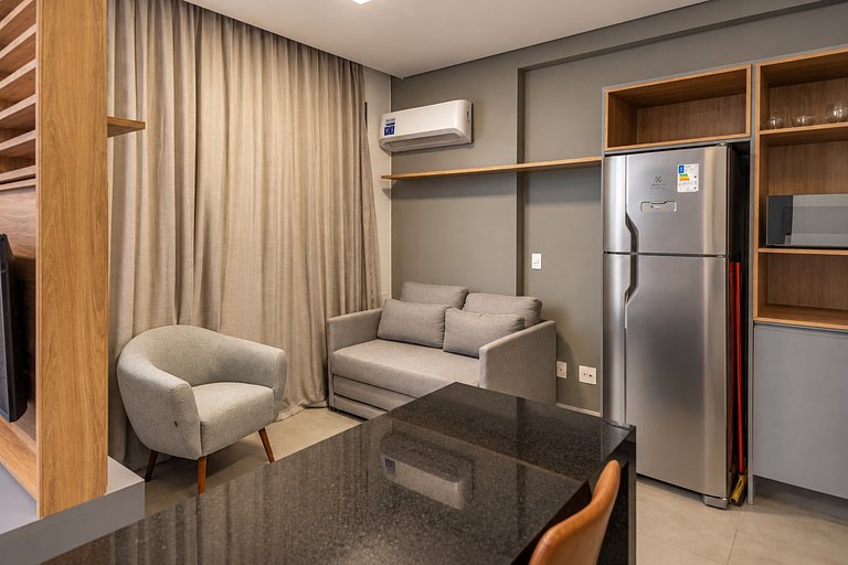 Faria Lima | Sauna, piscina e vista panorâmica